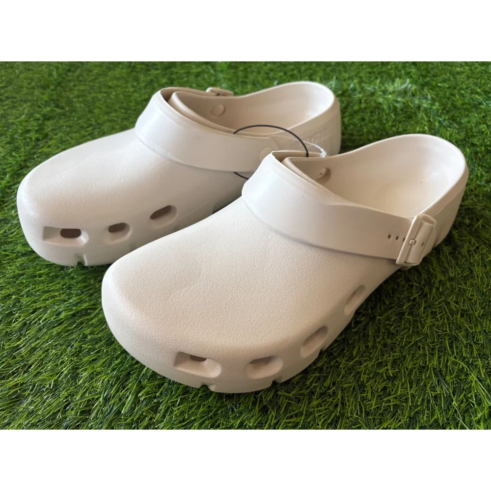 Birkenstock Birki Flow Eva Clogs White Casual, Work Shoes Mens Size 10